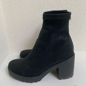 Urban Outfitter Black Sock Booties